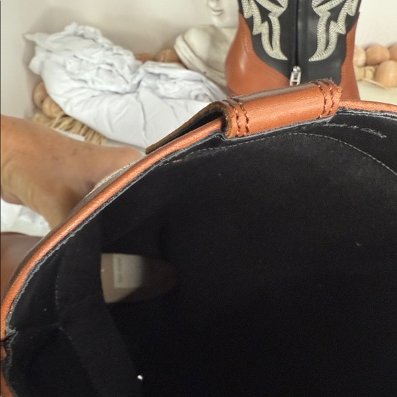 Dolce Vita Blanch Cowboy Boot Size 7.5 Brown/Black NWOB - Picture 11 of 11